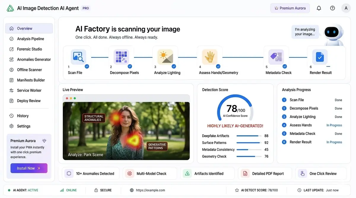 Prompt-to-code AI — example of the AI coding dashboard software